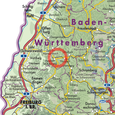 Landkarte Fischerbach