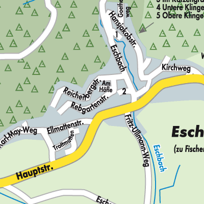 Stadtplan Fischerbach