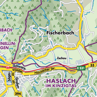 Übersichtsplan Fischerbach