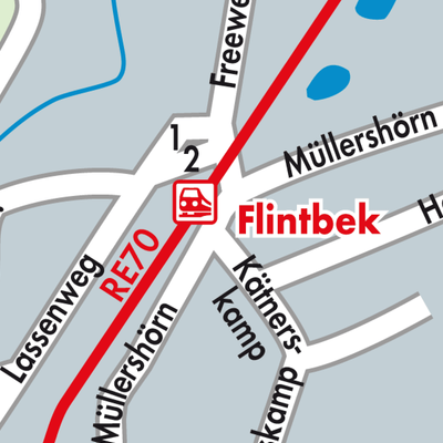 Stadtplan Flintbek