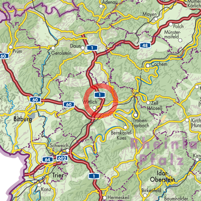 Landkarte Flußbach