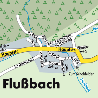 Stadtplan Flußbach
