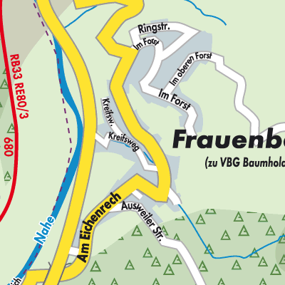Stadtplan Frauenberg