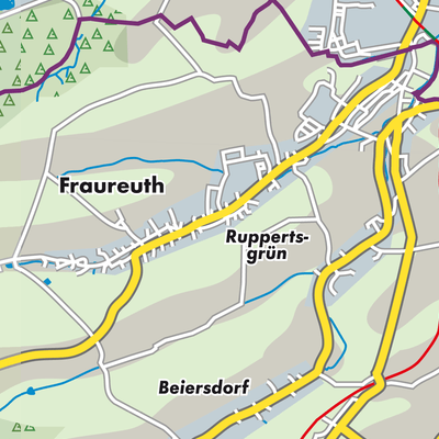 Übersichtsplan Fraureuth