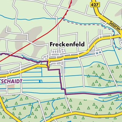 Übersichtsplan Freckenfeld