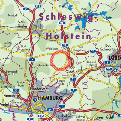Landkarte Fredesdorf