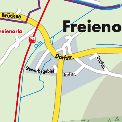 Stadtplan Freienorla