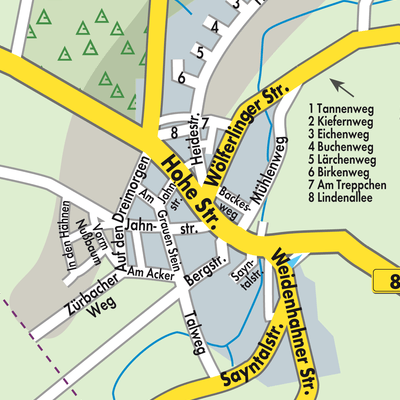 Stadtplan Freilingen