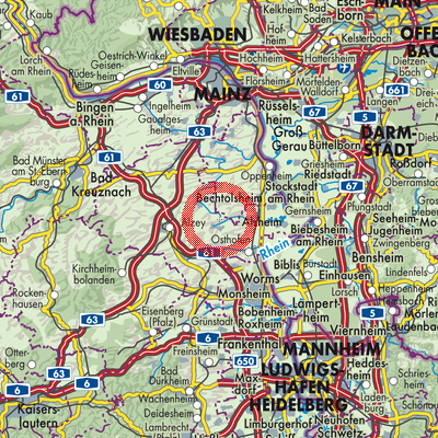 Landkarte Frettenheim