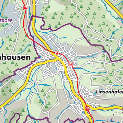 Übersichtsplan Frickenhausen