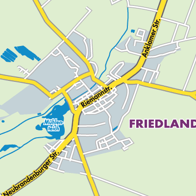Übersichtsplan Friedland