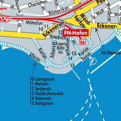 Stadtplan Friedrichshafen
