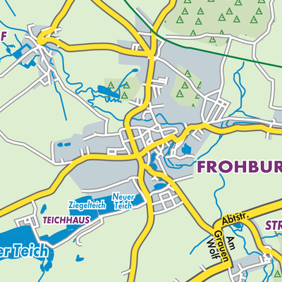 Übersichtsplan Frohburg