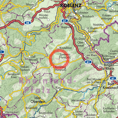 Landkarte Fronhofen