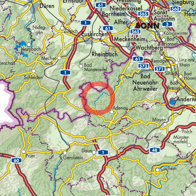 Landkarte Fuchshofen