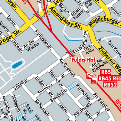 Stadtplan Fulda