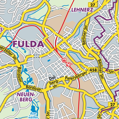Übersichtsplan Fulda