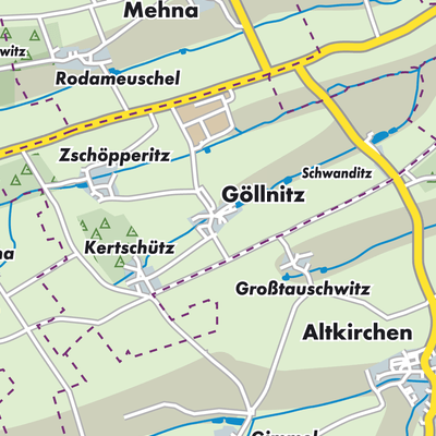 Übersichtsplan Göllnitz