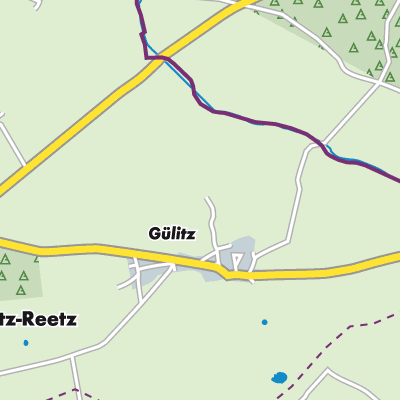 Übersichtsplan Gülitz-Reetz