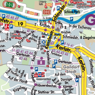 Stadtplan Gaildorf