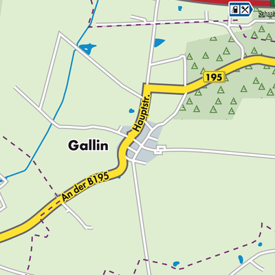 Übersichtsplan Gallin