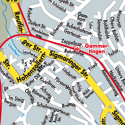 Stadtplan Gammertingen