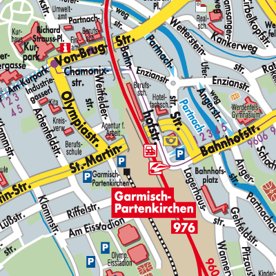 Stadtplan Garmisch-Partenkirchen