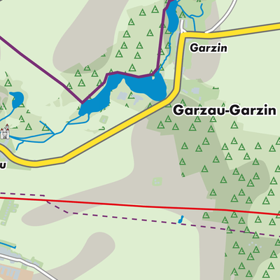 Übersichtsplan Garzau-Garzin