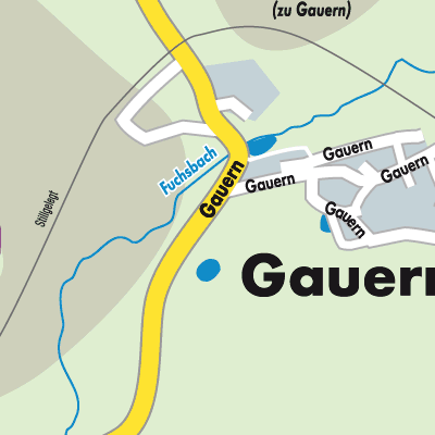 Stadtplan Gauern