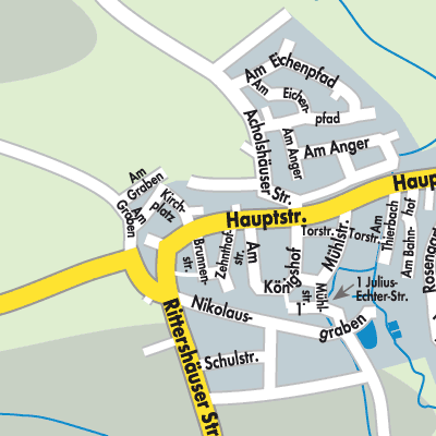 Stadtplan Gaukönigshofen