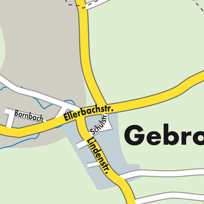 Stadtplan Gebroth