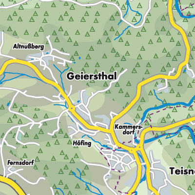 Übersichtsplan Geiersthal