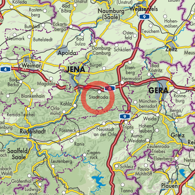 Landkarte Geisenhain