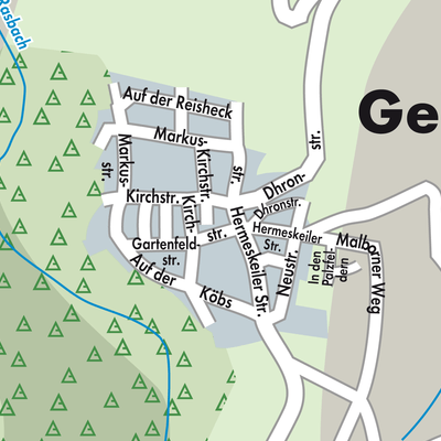 Stadtplan Geisfeld