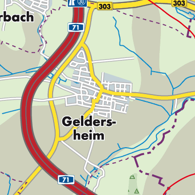 Übersichtsplan Geldersheim