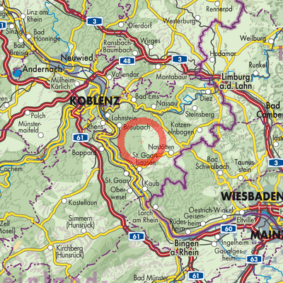 Landkarte Gemmerich