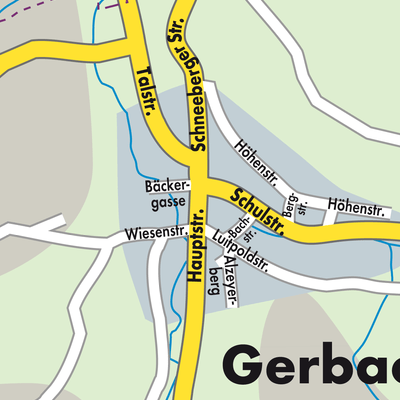 Stadtplan Gerbach