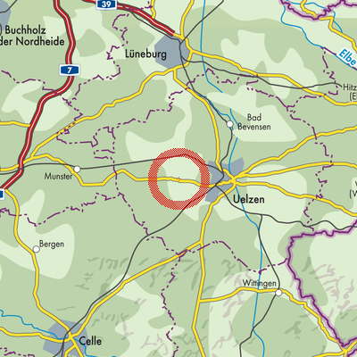 Landkarte Gerdau