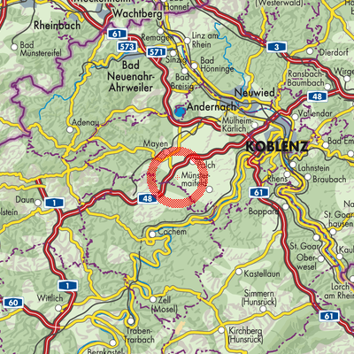 Landkarte Gering