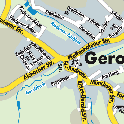 Stadtplan Gerolsbach