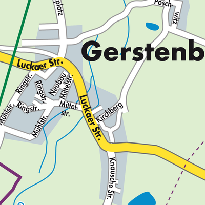Stadtplan Gerstenberg