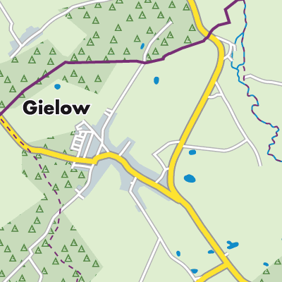 Übersichtsplan Gielow