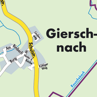 Stadtplan Gierschnach