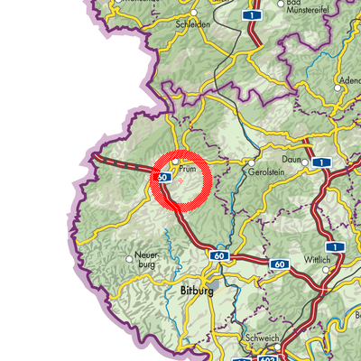 Landkarte Giesdorf