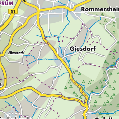 Übersichtsplan Giesdorf