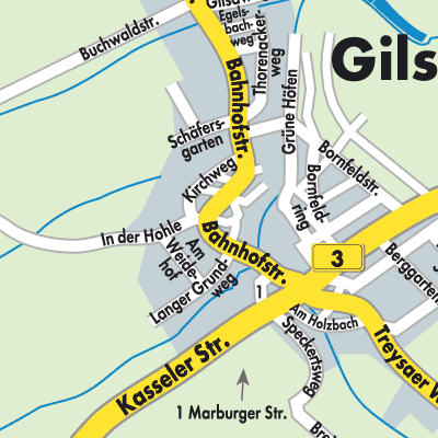 Stadtplan Gilserberg
