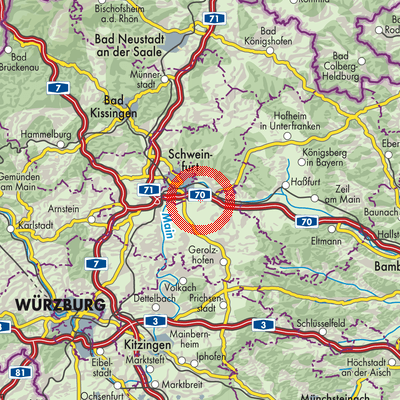 Landkarte Gochsheim