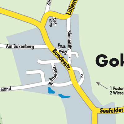 Stadtplan Gokels