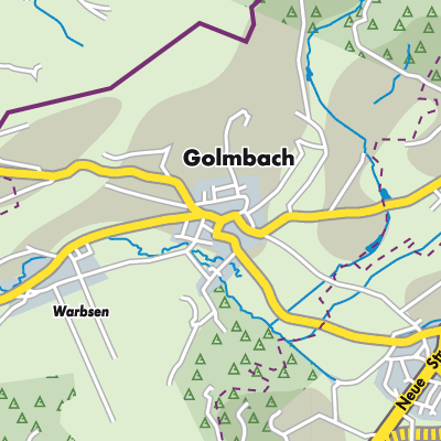 Übersichtsplan Golmbach