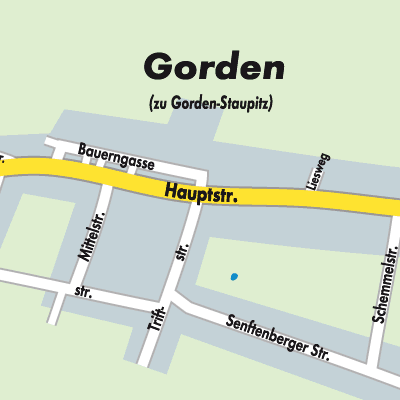 Stadtplan Gorden-Staupitz